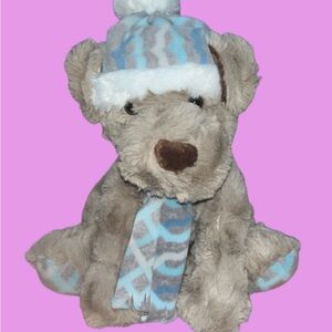 Gentle treasures winter plush puppy dog brown